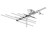 Winegard HD-7080P Yagi UHF VHF HD TV antenna for OTA channels